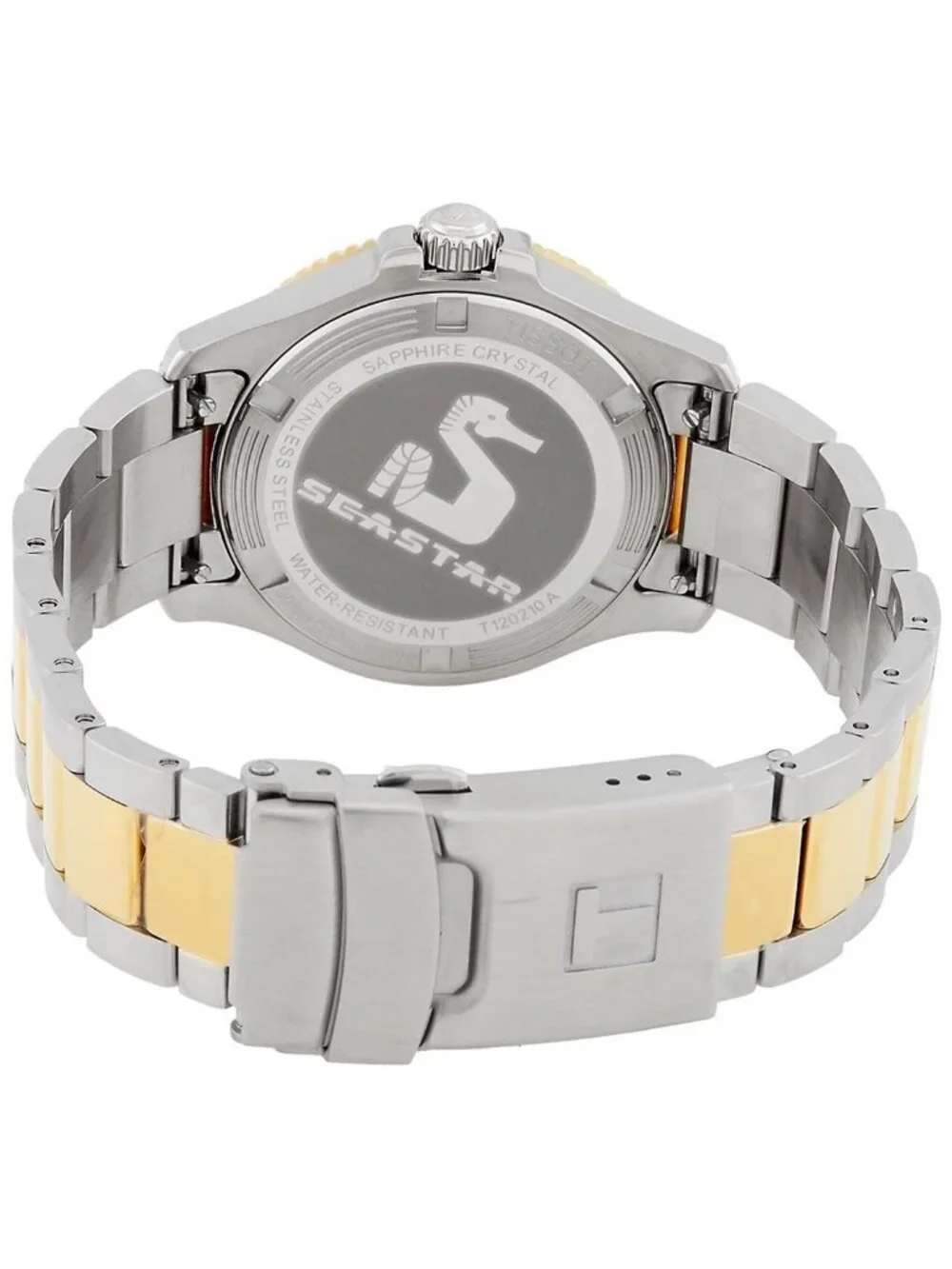 NWT Tissot Seastar Quartz Black Dial Unisex Watch